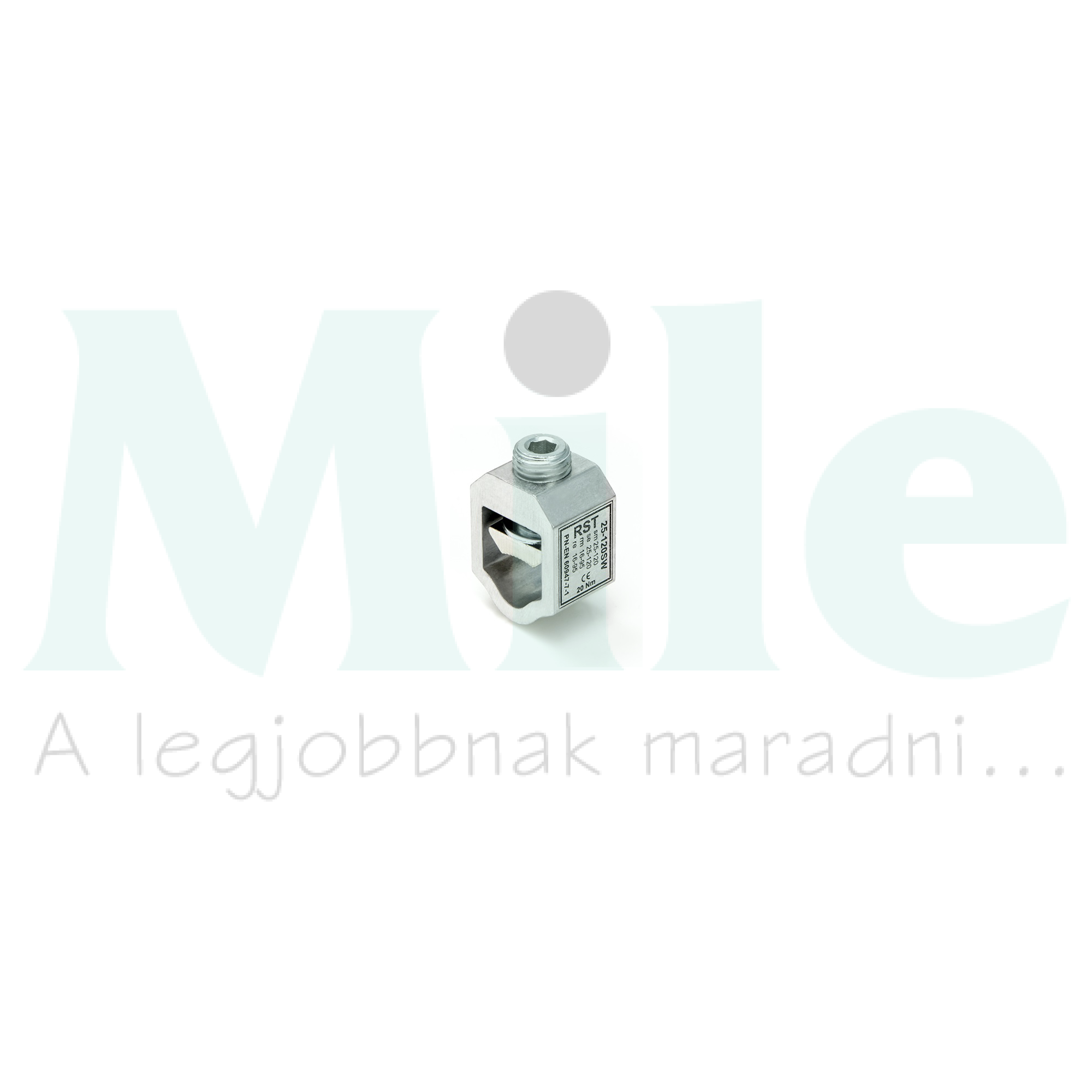 V-kengyel csatlakozó alu/ónozott bronz (AlMgSi) 16-120mm2 28x18,5x38mm Apator